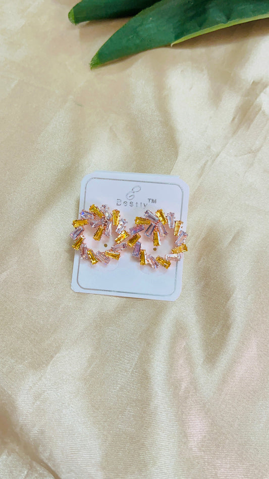 Partywear Zircon Stone Stud