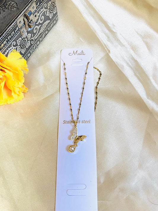 Anti-tarnish Neckchain ( Gold)