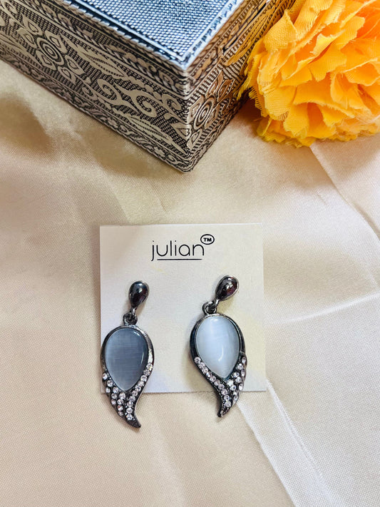 CZ stone Drop Earring