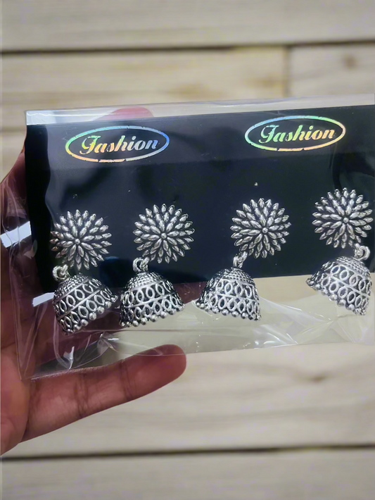 Oxidised Jhumka