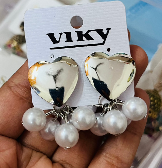 Heart Pearl Drop